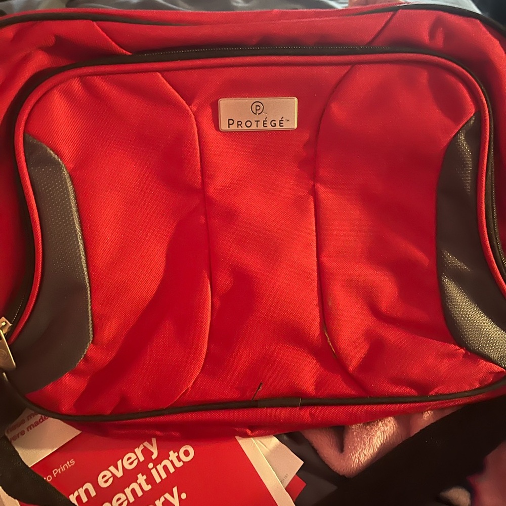 Protege Red carry on travel bag